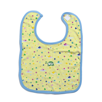 Cotton Baby Bib/Drooling Towel "Sweet Dreams Little One" (Yellow)