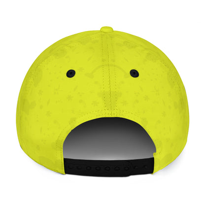 Full width flat visor brim hat "Lime"