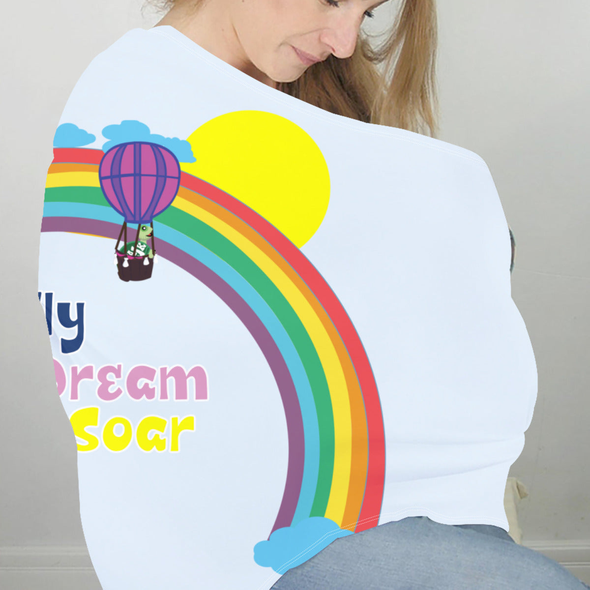 Versatile Nursing Cover｜Milk Silk - "Fly, Dream, Soar"