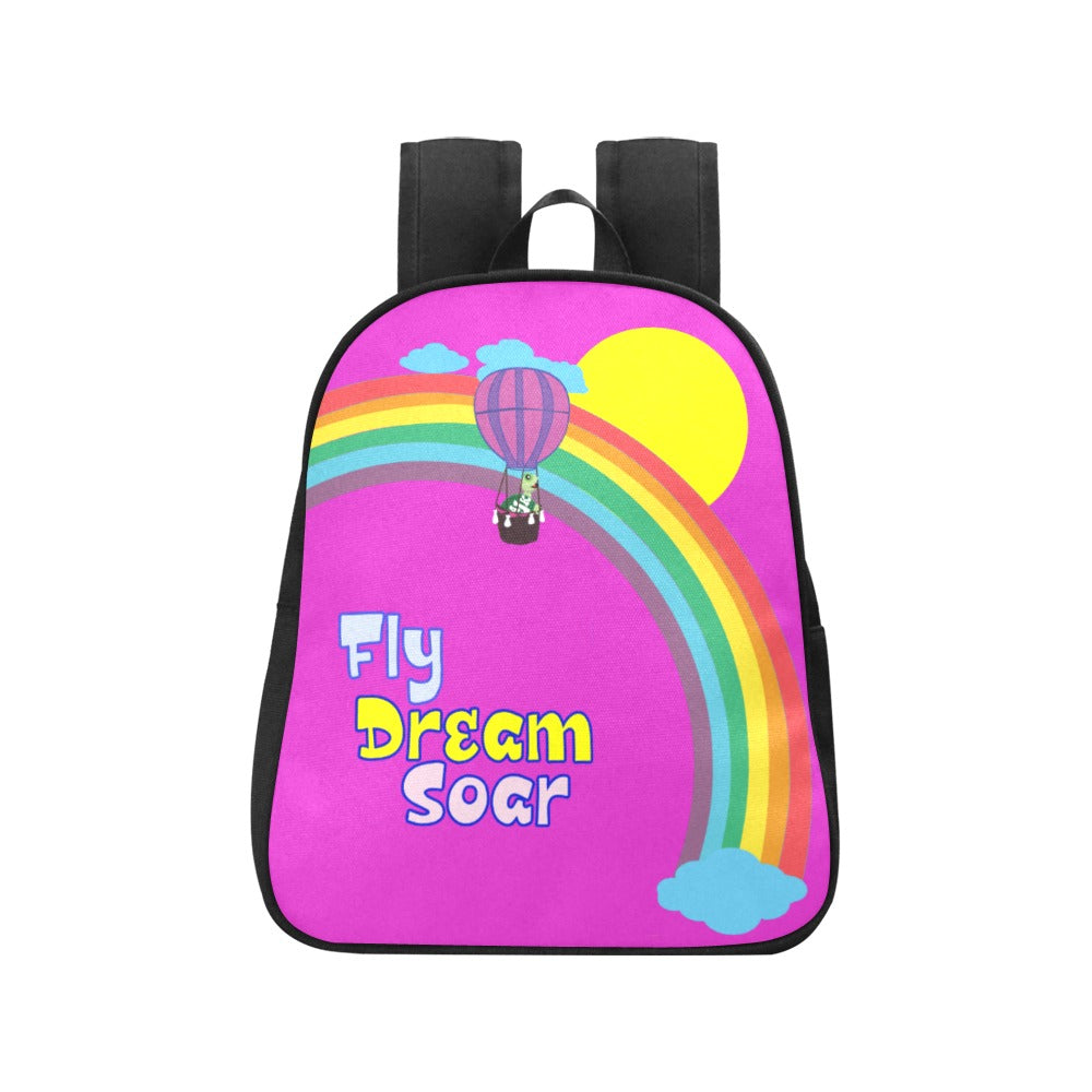 Canvas Backpack "Fly, Dream, Soar" (Small)