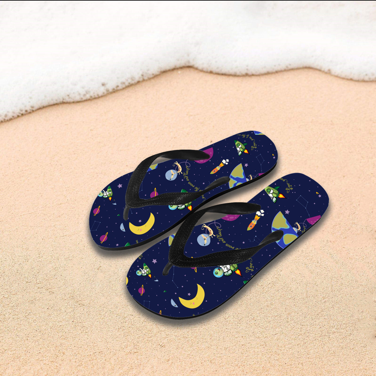 Flip Flops｜Rubber "Love you to the Moon and Back"