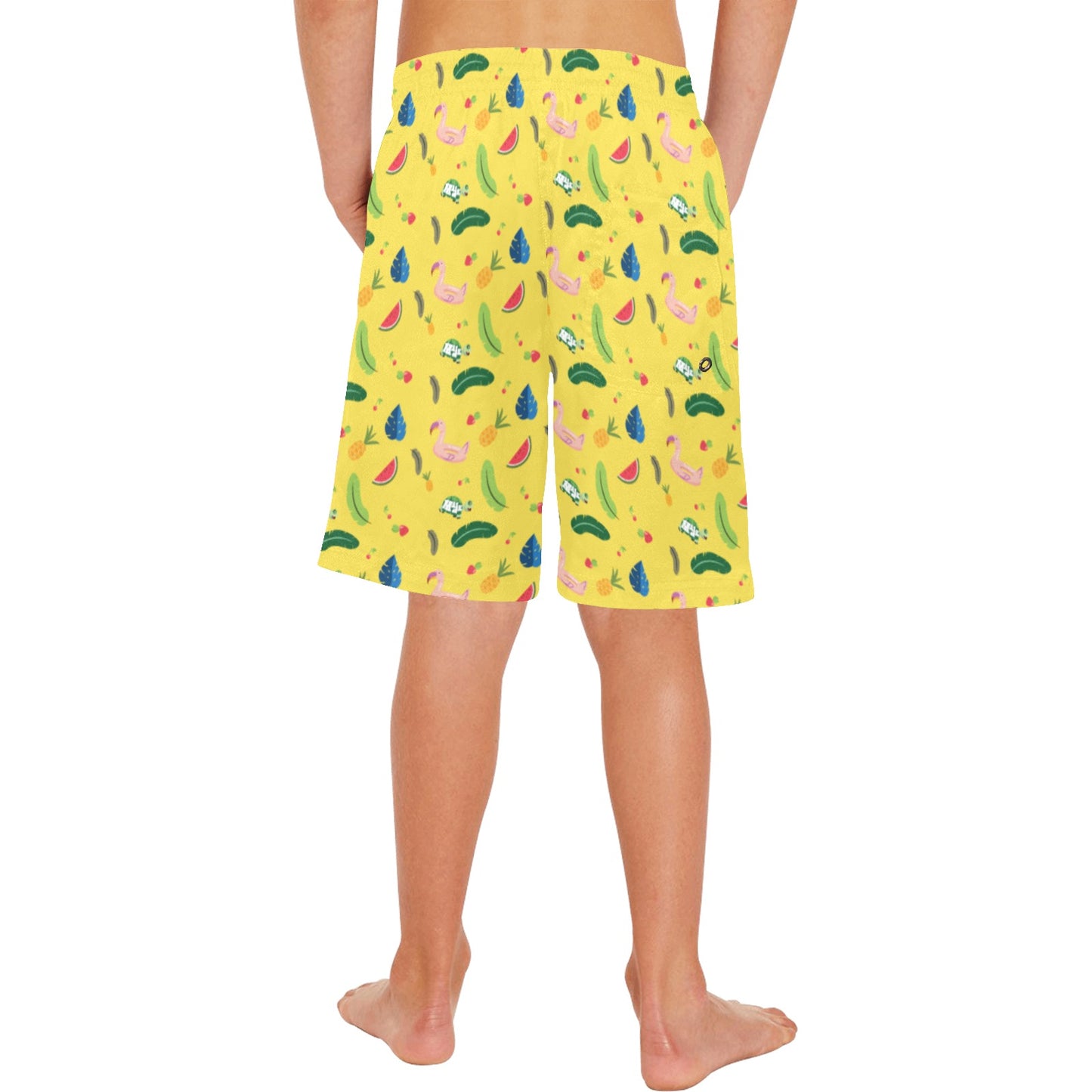 All Over Print Boys' Beach Shorts "Shell-abration"