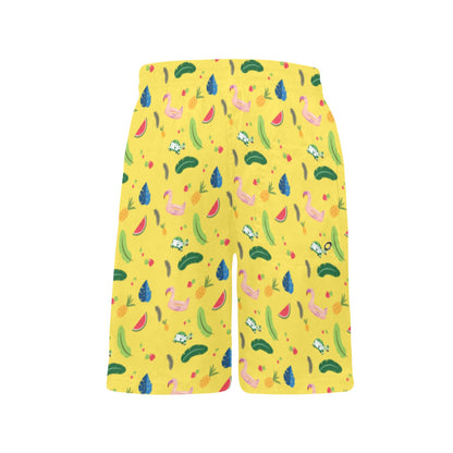 All Over Print Boys' Beach Shorts "Shell-abration"