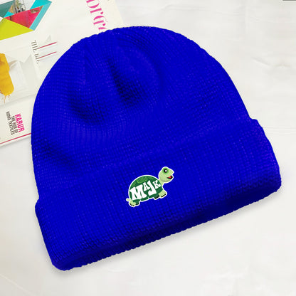 Kid's Knitted Hat  "MaJk Turtle logo"