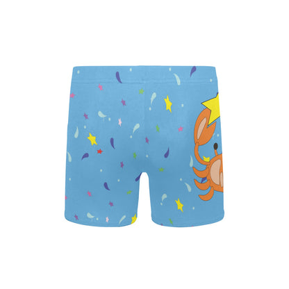 Boys' Swimming Trunks "patterned stars w/crabby"