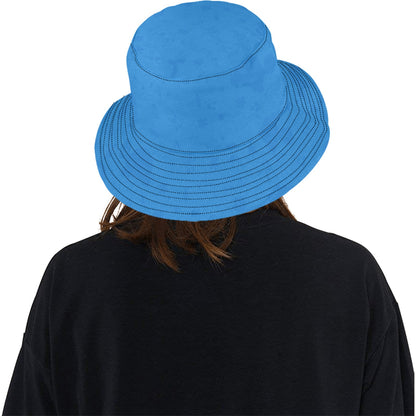 Unisex Summer Single-Layer Bucket Hat "Blue Inspo"