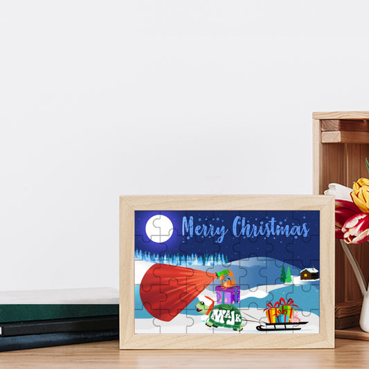 Picture Frame Wooden puzzle "Lead the way"