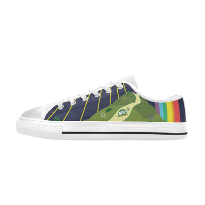 SALE: Canvas Kid's Low-cut Sneakers "No place like home"