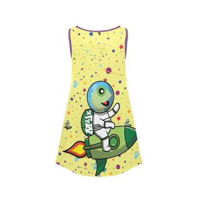 Girl's Sleeveless Dress "Blast Off Collection"