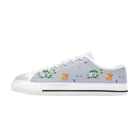 Canvas Kid's low-cut Sneaker "Surf's up" (Grey)