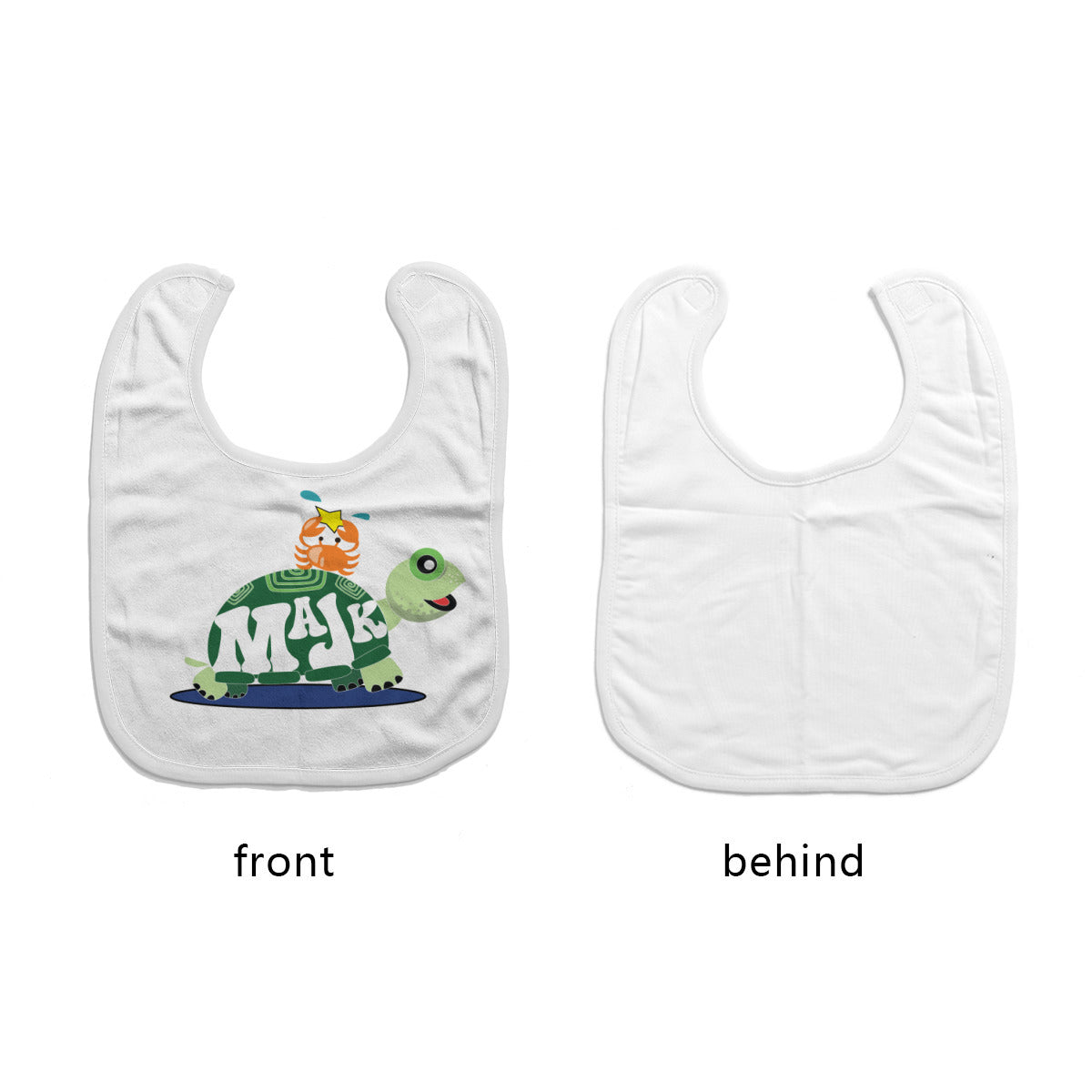 Cotton baby bib/ drooling towel "Besties"