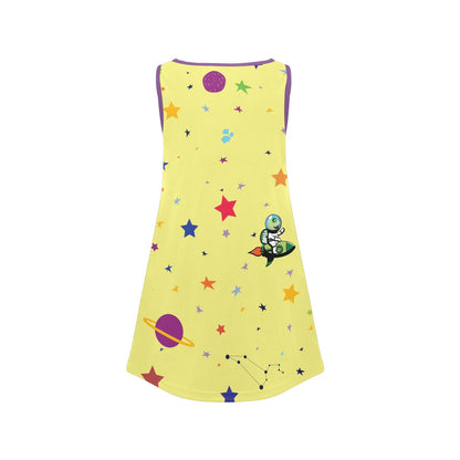 Girl's Sleeveless Dress "Blast Off Collection"