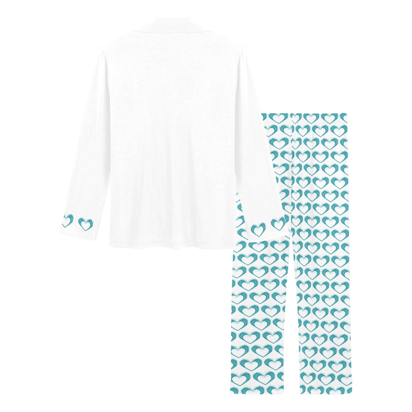 Women's Long Pajama Set "Ocean Embrace"