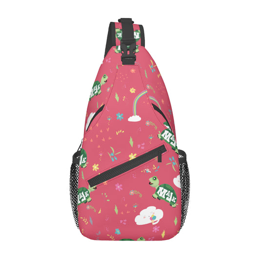 Sling Bag "Happy Days Collection" patten (Pink)