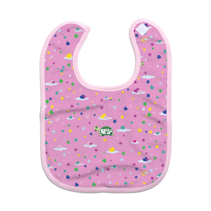 Cotton Baby bib/Drooling Towel  "Sweet Dreams Little One" (Pink)