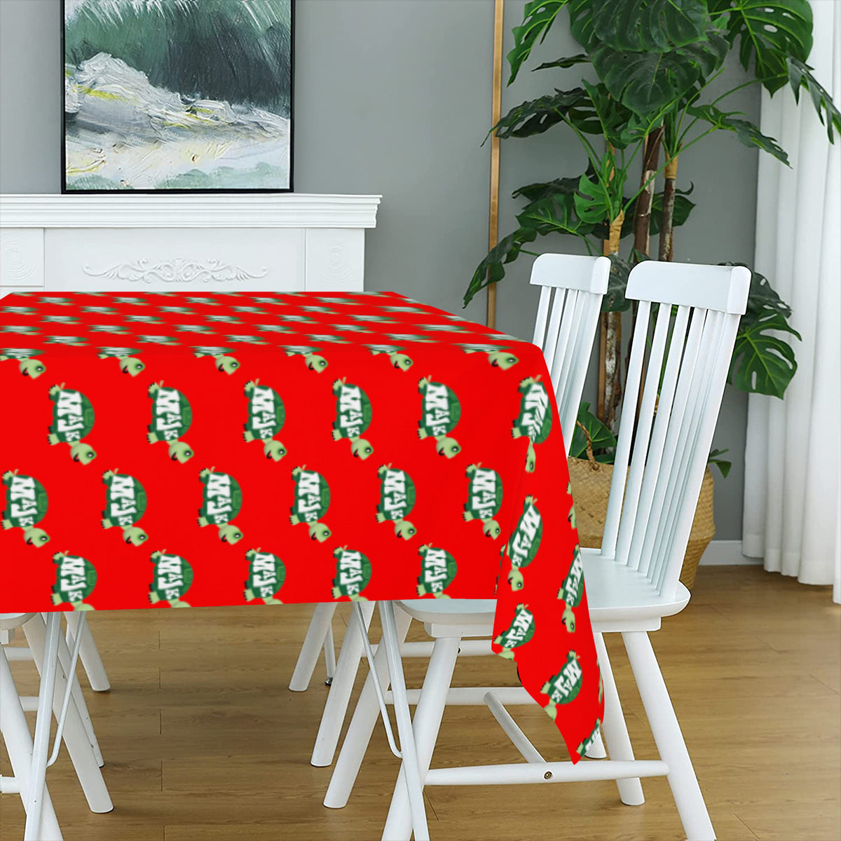 Holiday Table Cloth "MaJk Turtle Pattern"