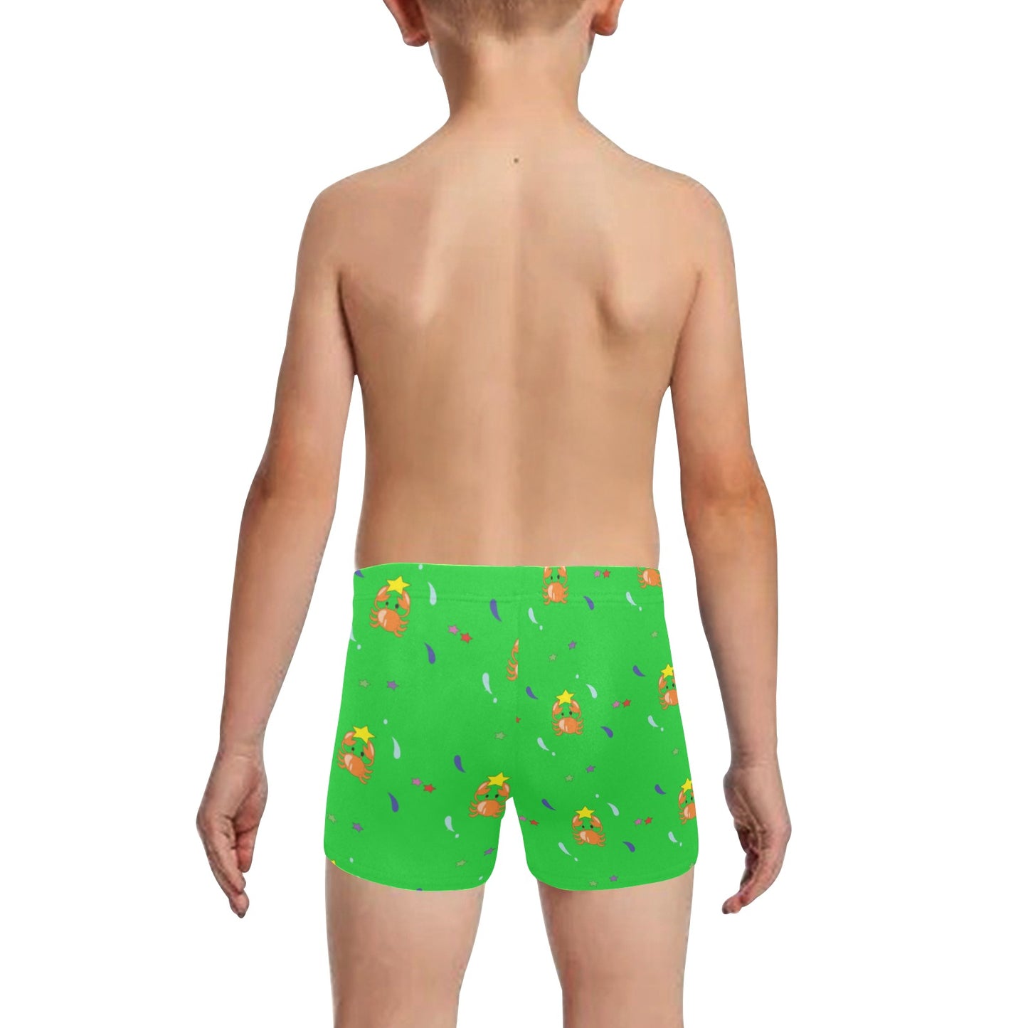 Boys' Swimming Trunks "Patterned stars and crabble"