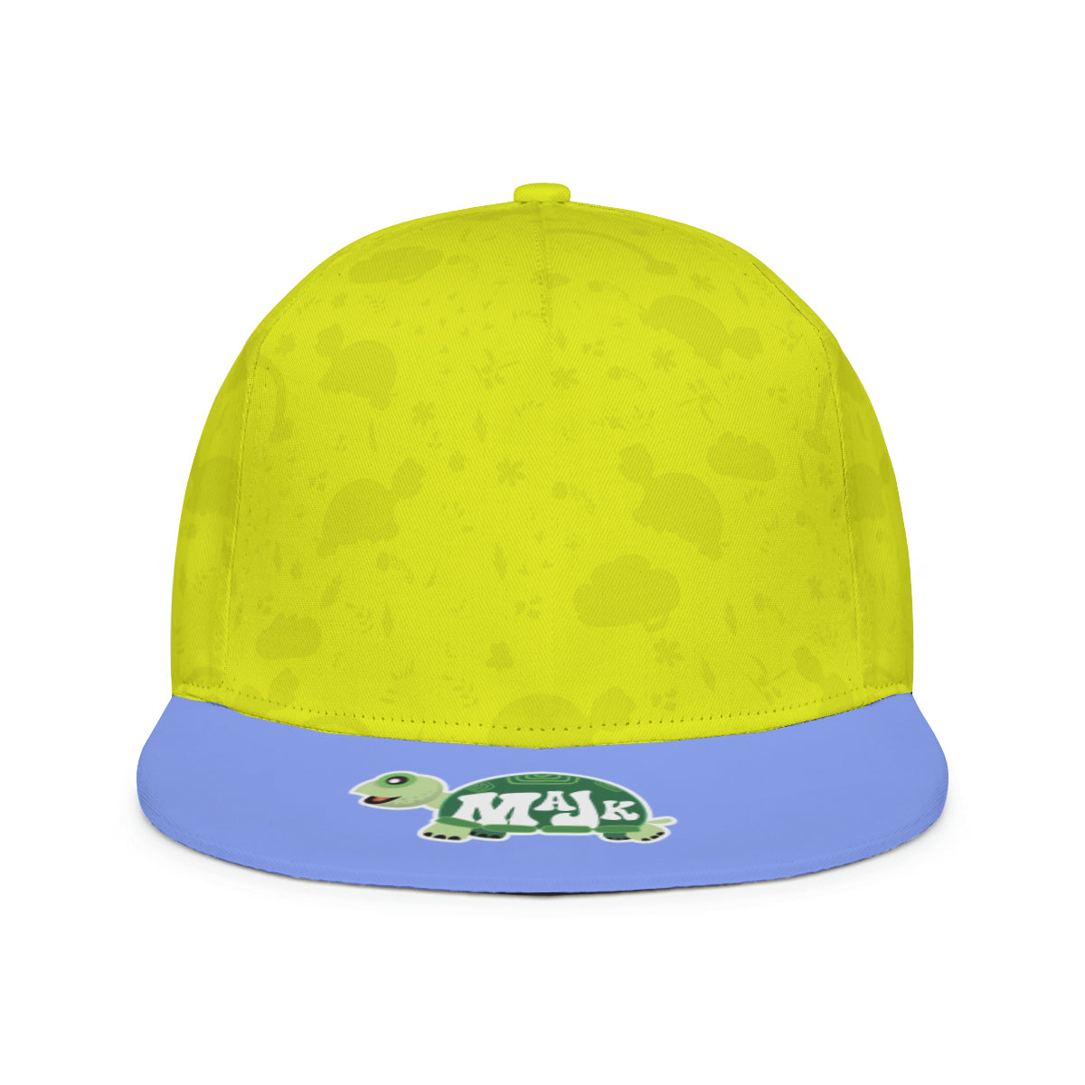 Full width flat visor brim hat "Lime"