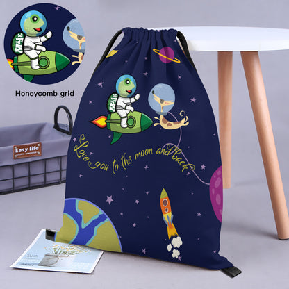 Draw String Bag "Love You to The Moon and Back"
